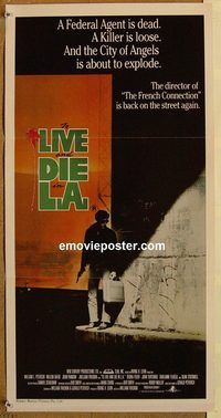 q069 TO LIVE & DIE IN LA Australian daybill movie poster '85 Friedkin