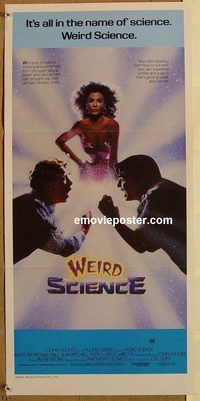 q126 WEIRD SCIENCE Australian daybill movie poster '85 Kelly LeBrock