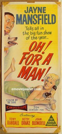 q137 WILL SUCCESS SPOIL ROCK HUNTER Australian daybill movie poster '57