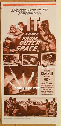 p535 IT CAME FROM OUTER SPACE Australian daybill movie poster R70s sci-fi!