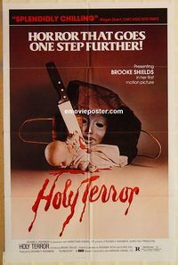 t025 ALICE SWEET ALICE one-sheet movie poster R81 Holy Terror!