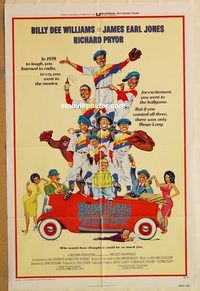 t082 BINGO LONG one-sheet movie poster '76 black baseball comedy!