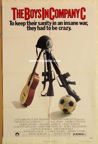 t109 BOYS IN COMPANY C one-sheet movie poster '78 Vietnam War!