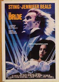 t114 BRIDE one-sheet movie poster '85 Sting, Jennifer Beals
