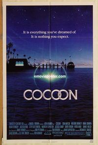 t160 COCOON one-sheet movie poster '85 Ron Howard, Don Ameche