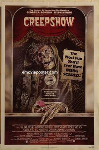 t184 CREEPSHOW one-sheet movie poster '82 George Romero, Stephen King