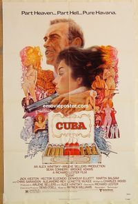 t191 CUBA one-sheet movie poster '79 Sean Connery, Brooke Adams