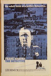 t223 DETECTIVE one-sheet movie poster '68 Frank Sinatra, Lee Remick