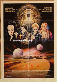 t243 DUNE South American movie poster '84 MacLachlan, Lynch, Dourif
