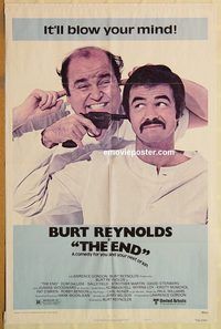 t249 END style A one-sheet movie poster '78 Burt Reynolds, Dom DeLuise