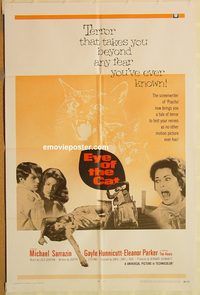 t260 EYE OF THE CAT one-sheet movie poster '69 Michael Sarrazin, Hunnicut
