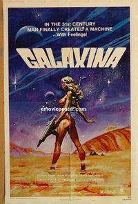 t301 GALAXINA one-sheet movie poster '80 super sexy Dorothy Stratten!