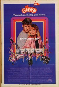 t323 GREASE 2 advance one-sheet movie poster '82 Michelle Pfeiffer