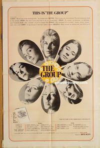 t331 GROUP one-sheet movie poster '66 Candice Bergen, Hackett, Hartman