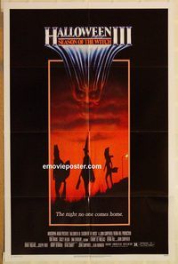 t335 HALLOWEEN 3 one-sheet movie poster '82 Season of the Witch