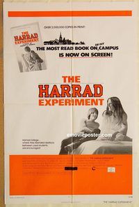 t340 HARRAD EXPERIMENT one-sheet movie poster '73 Don Johnson, Hedren