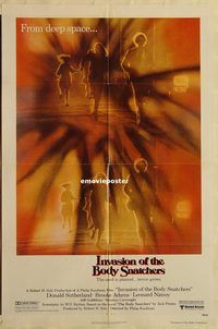 t373 INVASION OF THE BODY SNATCHERS one-sheet movie poster '78 Sutherland