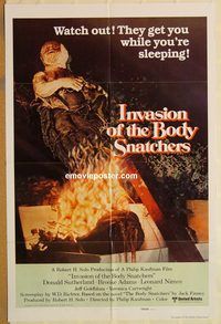 t375 INVASION OF THE BODY SNATCHERS int'l one-sheet movie poster '78
