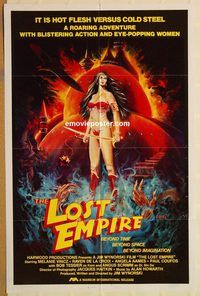 t405 LOST EMPIRE one-sheet movie poster '85 bad girl kung fu!