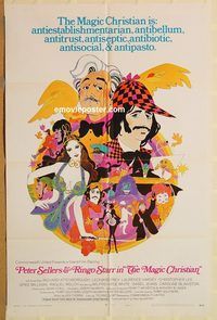 t413 MAGIC CHRISTIAN int'l one-sheet movie poster '70 Sellers, Ringo