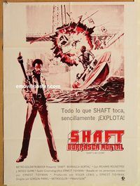 t526 SHAFT'S BIG SCORE Mexican movie poster '72 Richard Roundtree