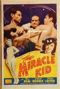 t431 MIRACLE KID one-sheet movie poster '42 Tom Neal, Carol Hughes