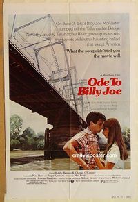 t455 ODE TO BILLY JOE one-sheet movie poster '76 Benson, O'Connor
