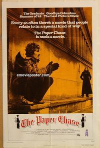 t461 PAPER CHASE int'l one-sheet movie poster '73 Bottoms, John Houseman