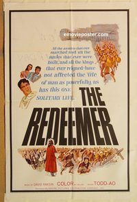 t493 REDEEMER one-sheet movie poster '65 Joseph Breen, Palacios