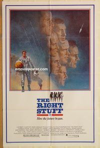 t500 RIGHT STUFF one-sheet movie poster '83 first astronauts!