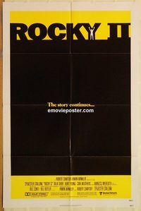 t503 ROCKY 2 one-sheet movie poster '79 Sylvester Stallone, Weathers