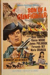 t542 SON OF A GUNFIGHTER one-sheet movie poster '66 Russ Tamblyn, Moore