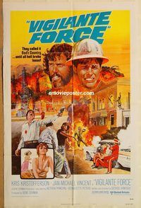 t625 VIGILANTE FORCE one-sheet movie poster '76 Kris Kristofferson