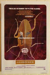 v003 11 HARROWHOUSE one-sheet movie poster '73 Charles Grodin, Bergen