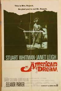 v046 AMERICAN DREAM one-sheet movie poster '66 Norman Mailer, Janet Leigh