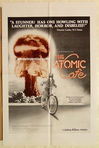 v089 ATOMIC CAFE one-sheet movie poster '82 nuclear bomb documentary!