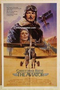 v094 AVIATOR one-sheet movie poster '85 Christopher Reeve, Arquette