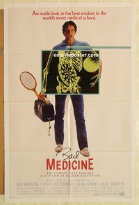 v104 BAD MEDICINE one-sheet movie poster '85 Steve Guttenberg, Alan Arkin