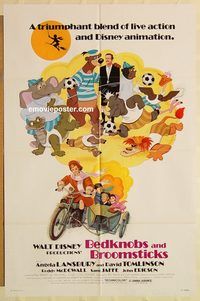 v136 BEDKNOBS & BROOMSTICKS one-sheet movie poster R79 Walt Disney