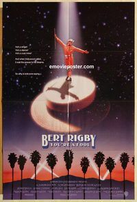 v148 BERT RIGBY YOU'RE A FOOL one-sheet movie poster '89 Robert Lindsay
