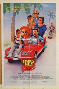 v157 BEVERLY HILLS BRATS one-sheet movie poster '89 Martin Sheen, comedy!