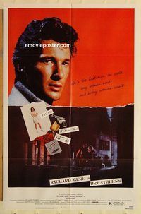 v242 BREATHLESS one-sheet movie poster '83 Richard Gere, Kaprisky