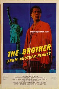 v251 BROTHER FROM ANOTHER PLANET Lady Liberty style one-sheet movie poster '84