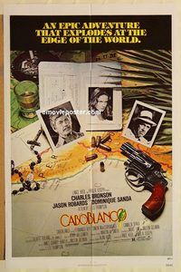 v278 CABOBLANCO one-sheet movie poster '80 Charles Bronson, Jason Robards