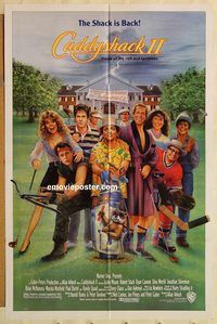 v280 CADDYSHACK 2 one-sheet movie poster '88 Chevy Chase, Dan Aykroyd