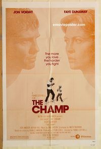 v316 CHAMP one-sheet movie poster '79 Jon Voight, Rick Schroder