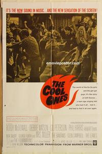 v339 COOL ONES one-sheet movie poster '67 Roddy McDowall, counter-culture!