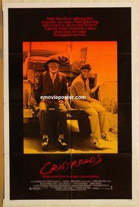 v349 CROSSROADS one-sheet movie poster '86 Walter Hill, blues!
