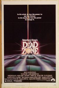 v364 DEAD ZONE one-sheet movie poster '83 David Cronenberg, Stephen King
