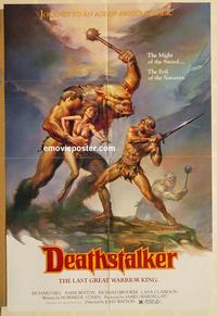 v370 DEATHSTALKER one-sheet movie poster '84 Boris Vallejo art!